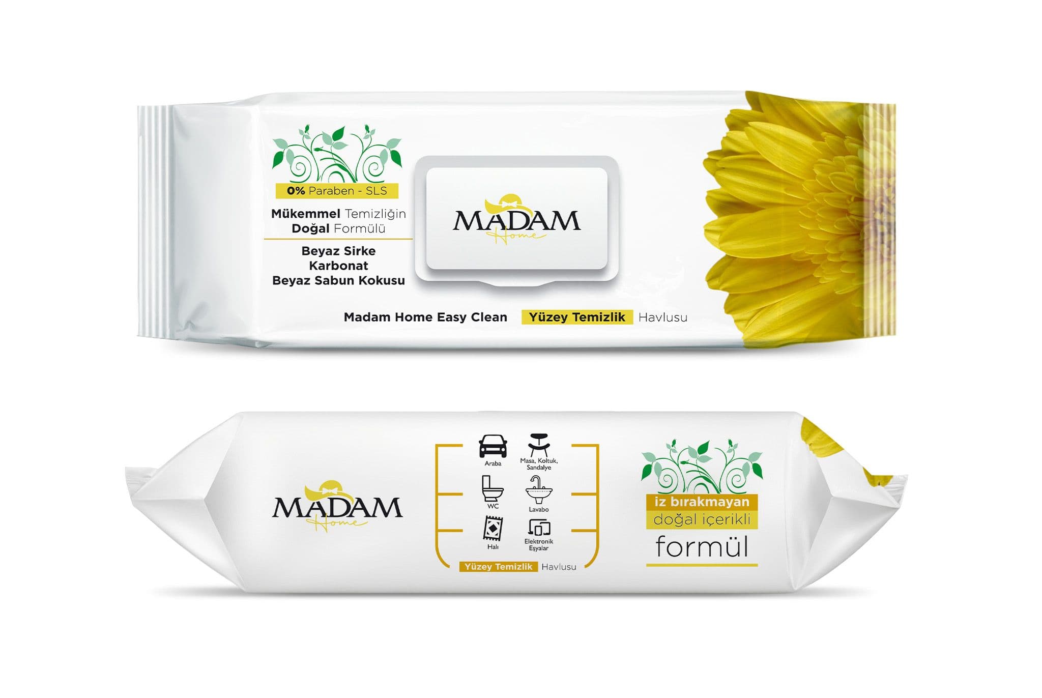 Madam Beyaz Sirke & Karbonat & Beyaz Sabun (Klasik)